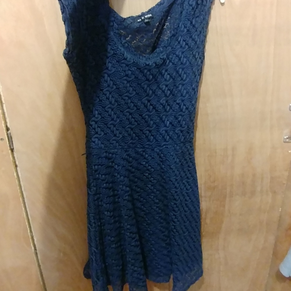 Navy blue cocktail dress